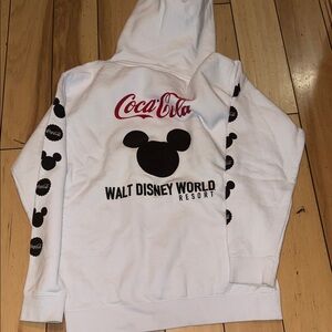 Coca-Cola Walt Disney World Resort Sweater Hoodie M